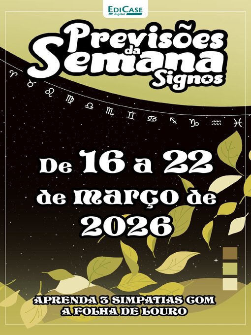 Title details for Previsões da Semana by EDICASE GESTAO DE NEGOCIOS EIRELI - Available